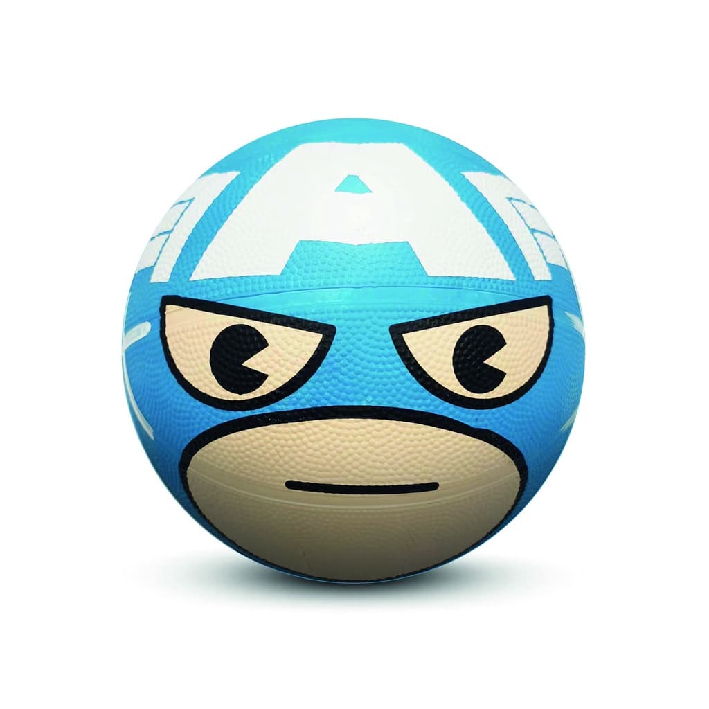Bola de Basquete Infantil Roppe Marvel Capitao America Coleção Rostos Tamanho 3