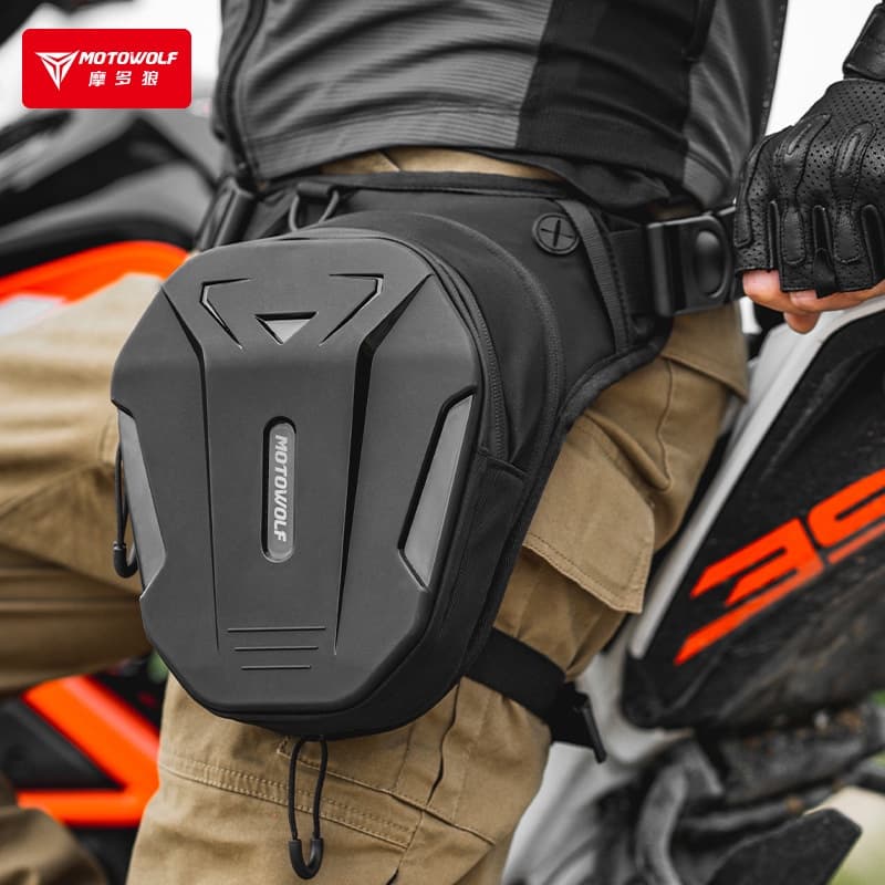MOTOWOLF Saco De Motocicleta Para Homens EVA Com Concha Dura Lateral Pernas Cintura Telefone Masculino Vagabundos