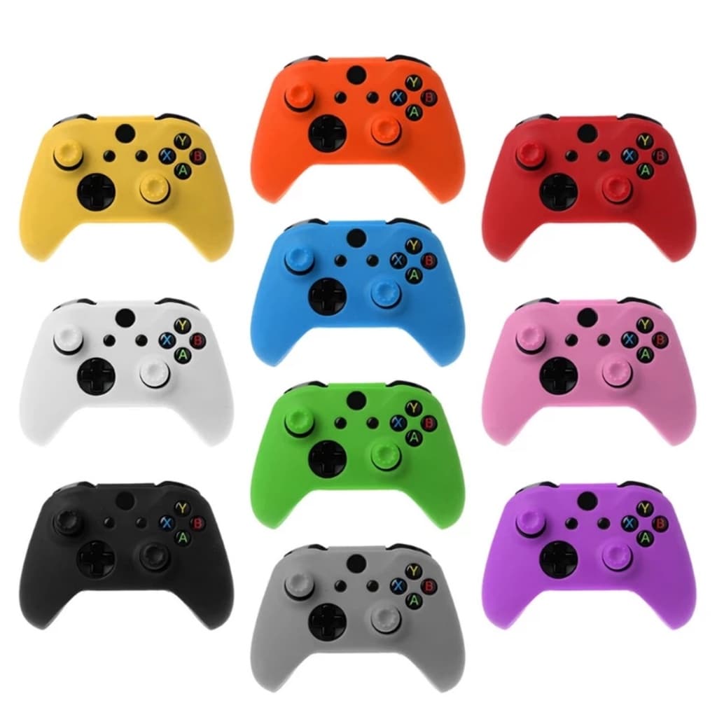 Capa Protetora de Silicone Para Controle de Xbox One S Slim (12 Cores)