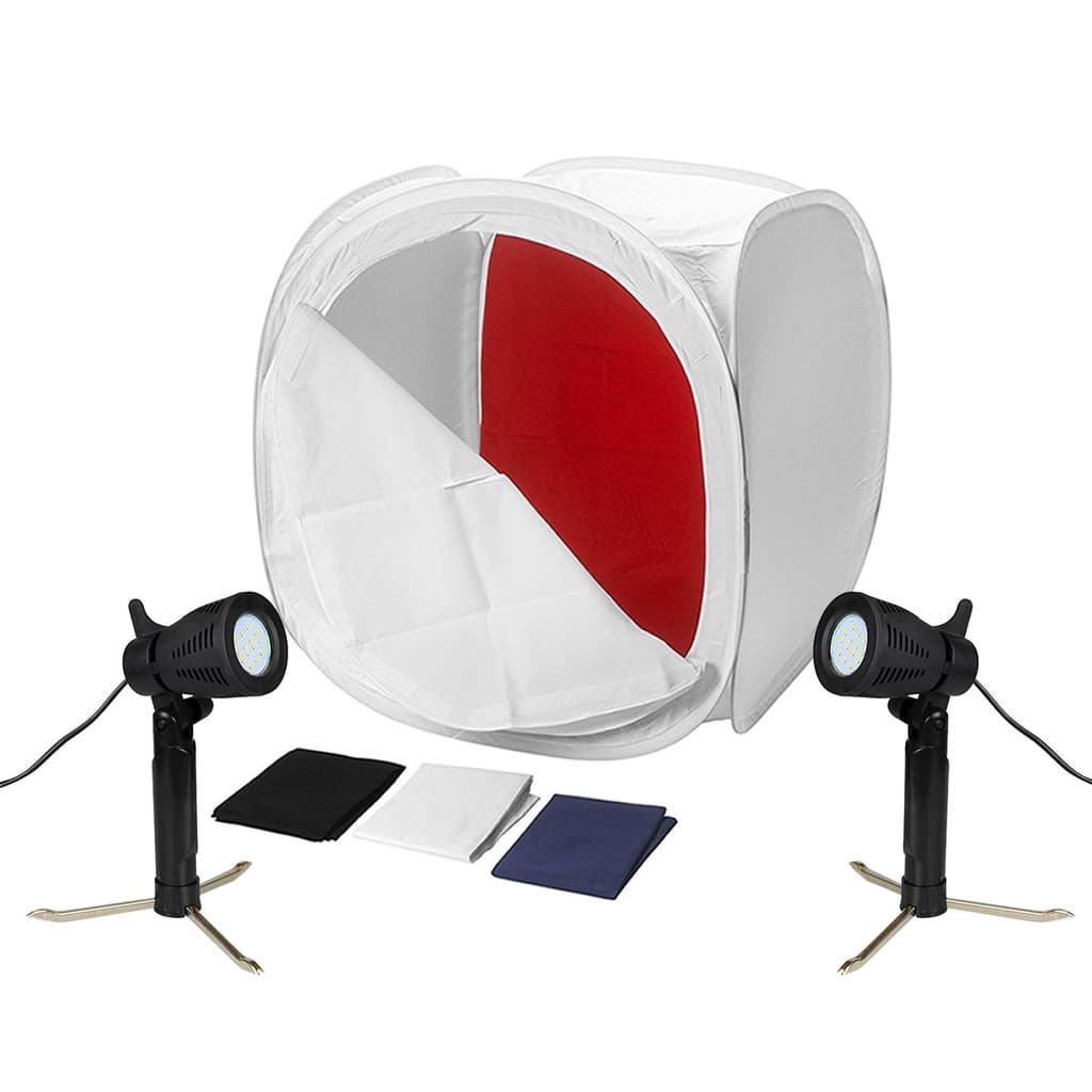 Foto Still Mini Estudio Iluminador LED 220v + Tenda Difusora