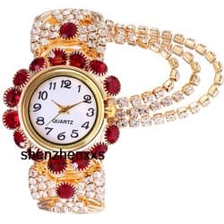 Relógios De Moda Mulher Rhinestone Ladies Quartz Diamond Wrist Watch Elegante Pulseira Feminina Para Relógios Femininos Brilhantes De Luxo