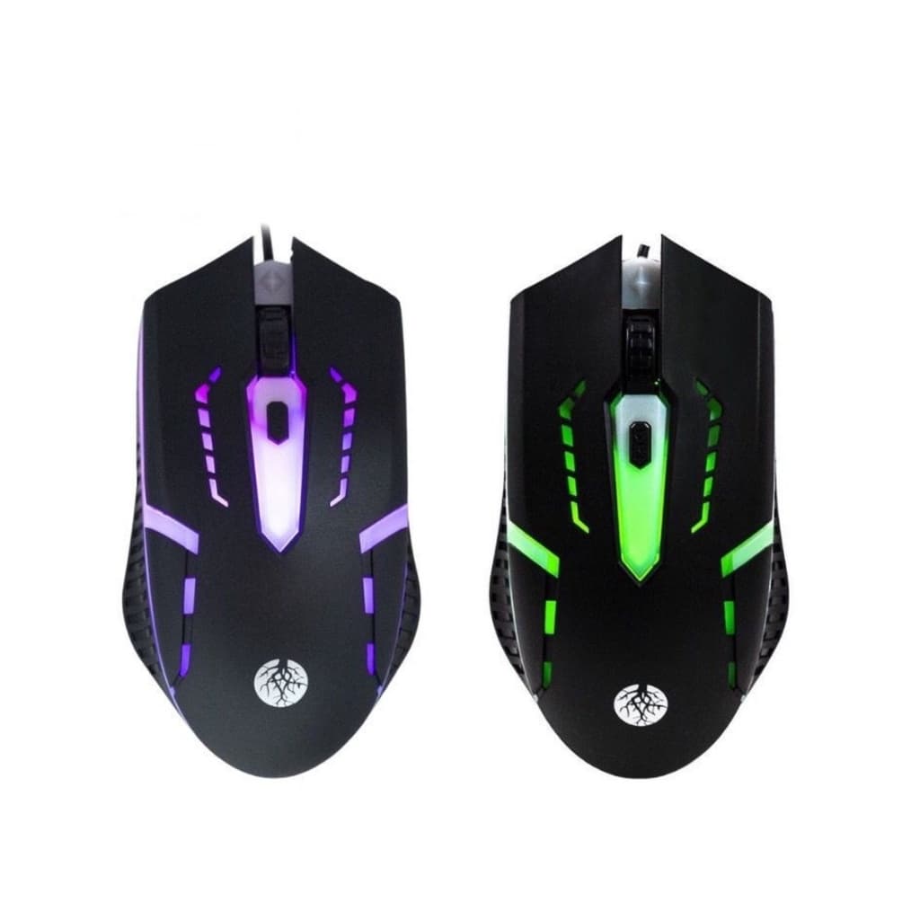 Super Mouse RGB Gamer Com Luzes Usb Com Led DPI Ajustável Com Fio Gamer Force