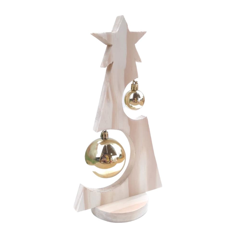 Árvore de Natal De Madeira Decoração De Natal Natural Decor