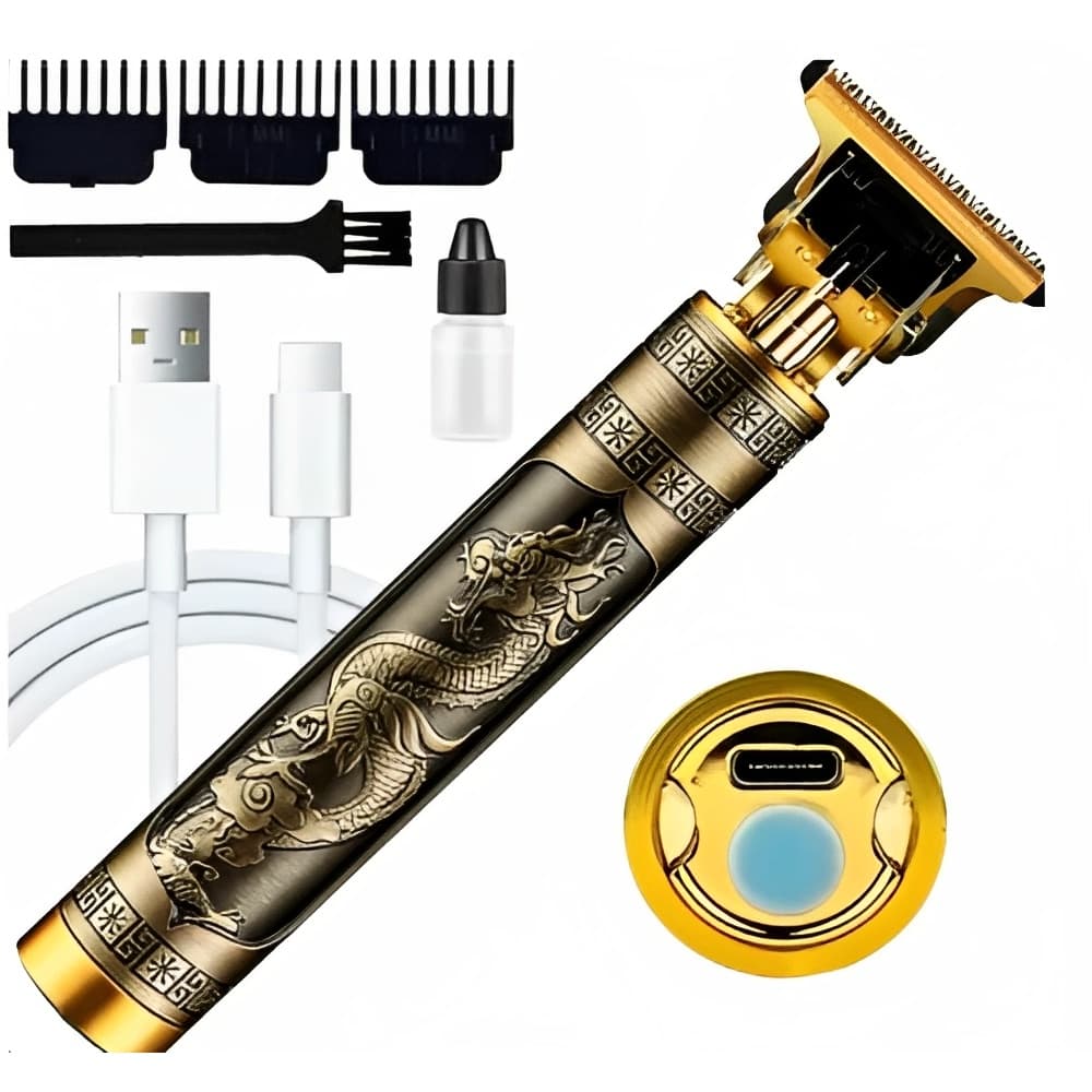 Máquina de corte de cabelo Disfarce e barba elétrica T9 Aparador De Cabelo Profissional e Barbeador