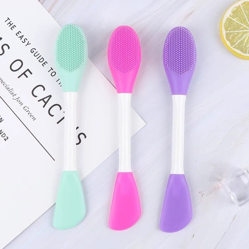 pincel de silicone para aplicação de máscara facial / pincel macio para cosméticos/maquiagem