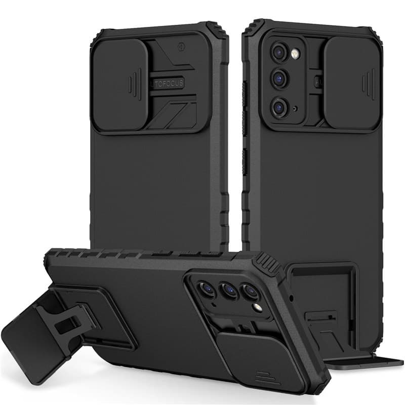 Para SAMSUNG S20 FE S22 S22 S22 PLUS S22 UITRA Nota 20 Armadura Suporte À Prova De Choque Caixa De Lente De
