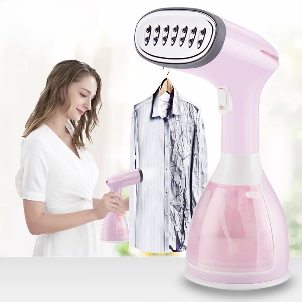 Vaporizador de Roupas Portátil 1500W, Ferro a Vapor para Tecidos Domésticos, Mini Vertical de 280ml com Aquecimento Rápi