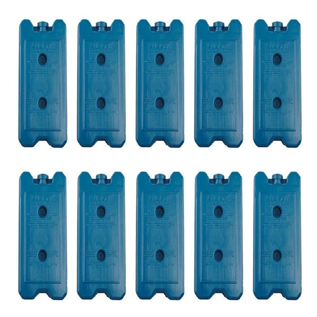 10 Placa Gelo Reutilizável 1000ml Bolsa Térmica Caixa Isopor