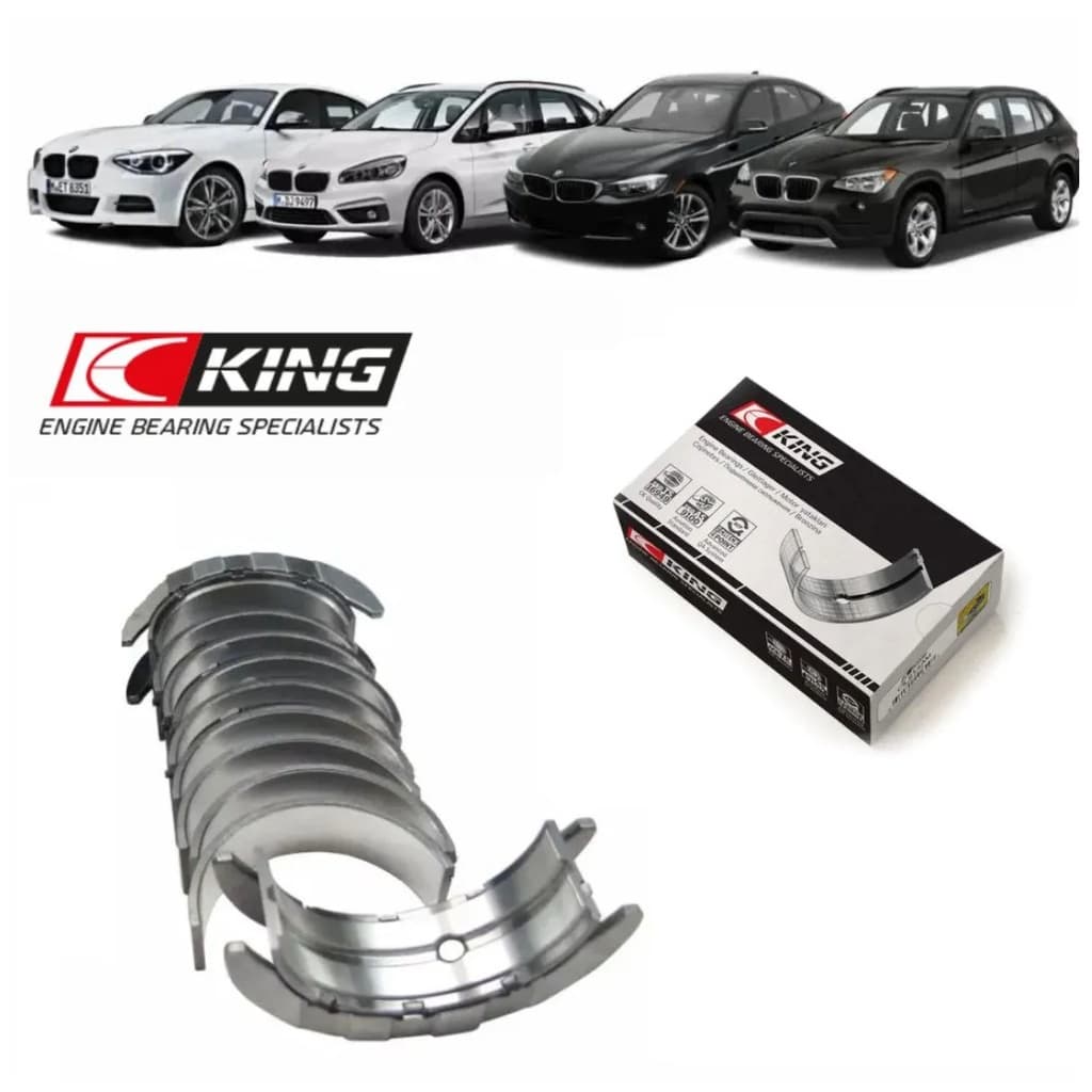 JOGO BRONZINA MANCAL 025 BMW 125I/220I/225I/320I/328I/420I/428I/528I/X1/X3/X4/Z4 2.0 16V TURBO N20 2013 A 2017 11217598959/SKU3221