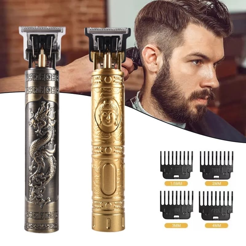 T9 Vintage USB Máquina De Cortar Cabelo Profissional