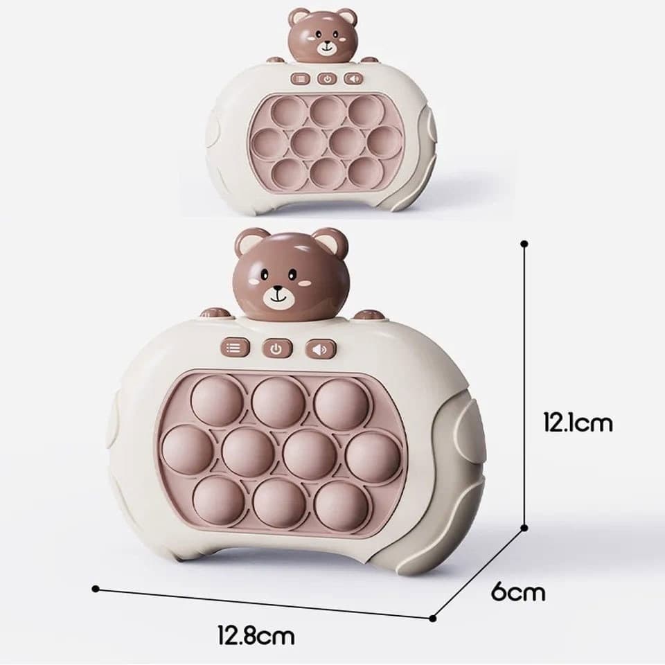 Brinquedo Anti-Stress de Fidget com Luz - Push & Pop Game Rápido Yihan