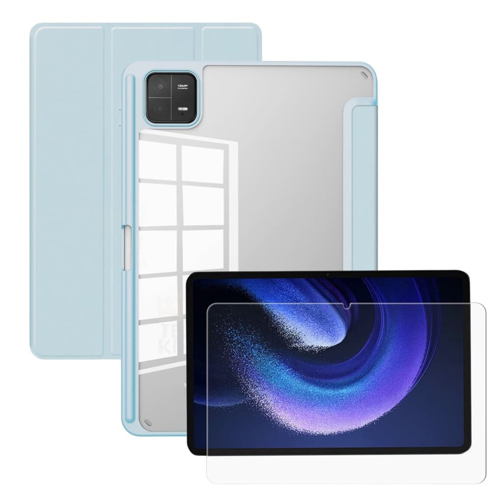 Capa Com Suporte Caneta Para Xiaomi Pad 6 11 2023 + película