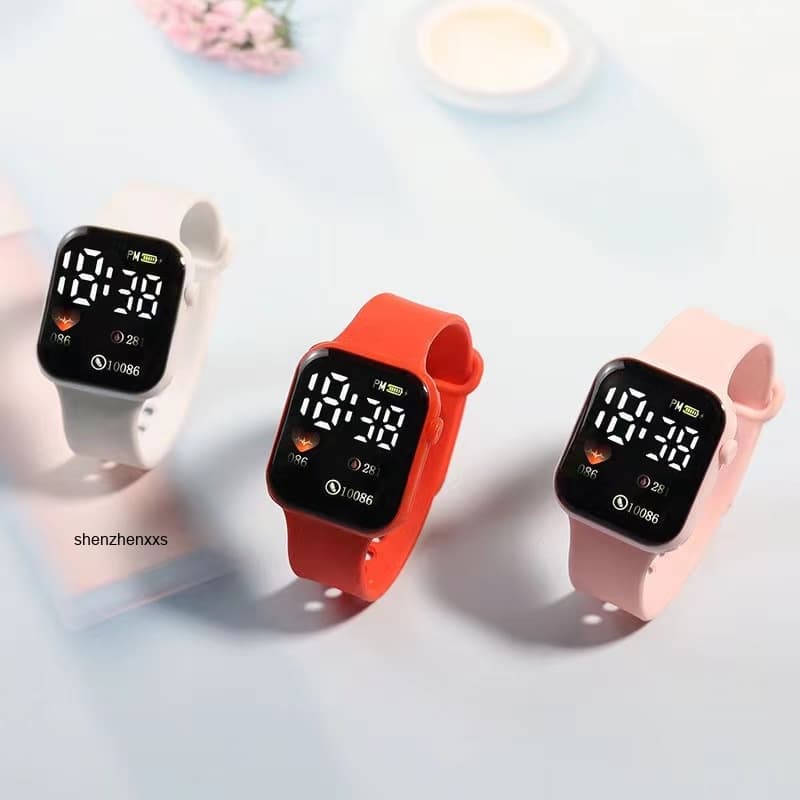 Casal Relógio Para Mulheres Homens LED Barato À Prova Dwaterproof Água Digital Pulseira De Pulso Eletrônico Esporte