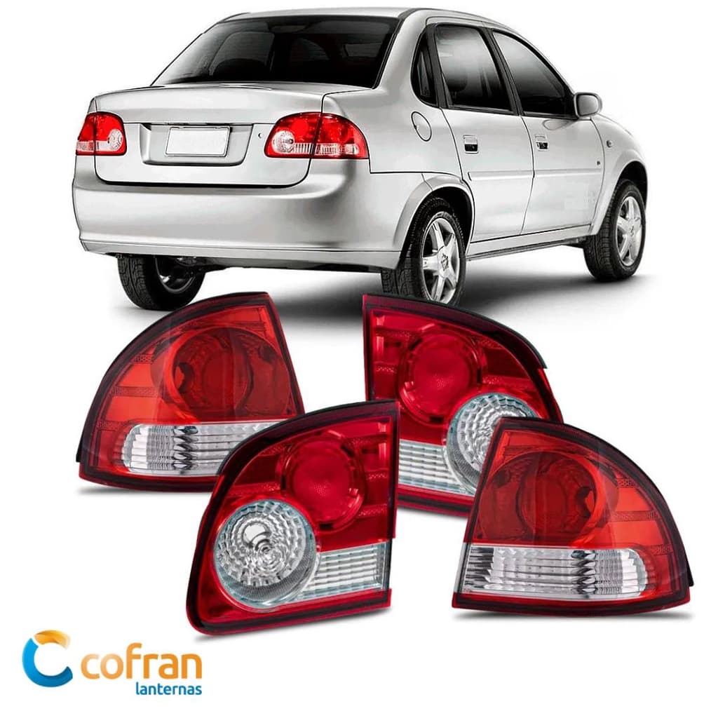 Lanterna Corsa Classic Tampa 2010 a 2016 Cristal