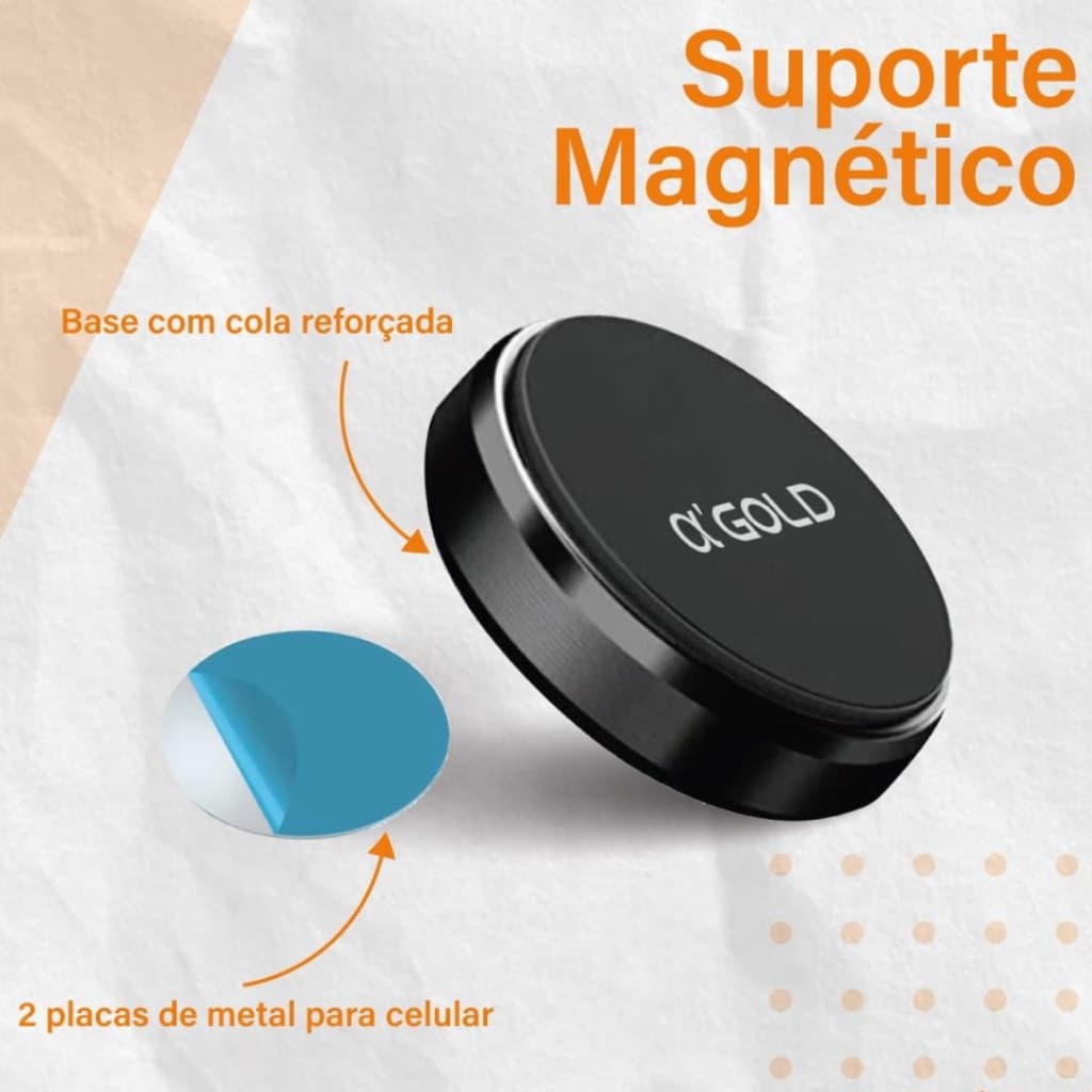 Suporte Magnético Universal para Celular Carro potente