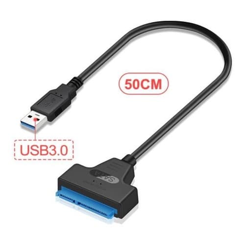 Adaptador Co10or  Usb 3.0  Sata Hd 2.5 Ssd 50cm