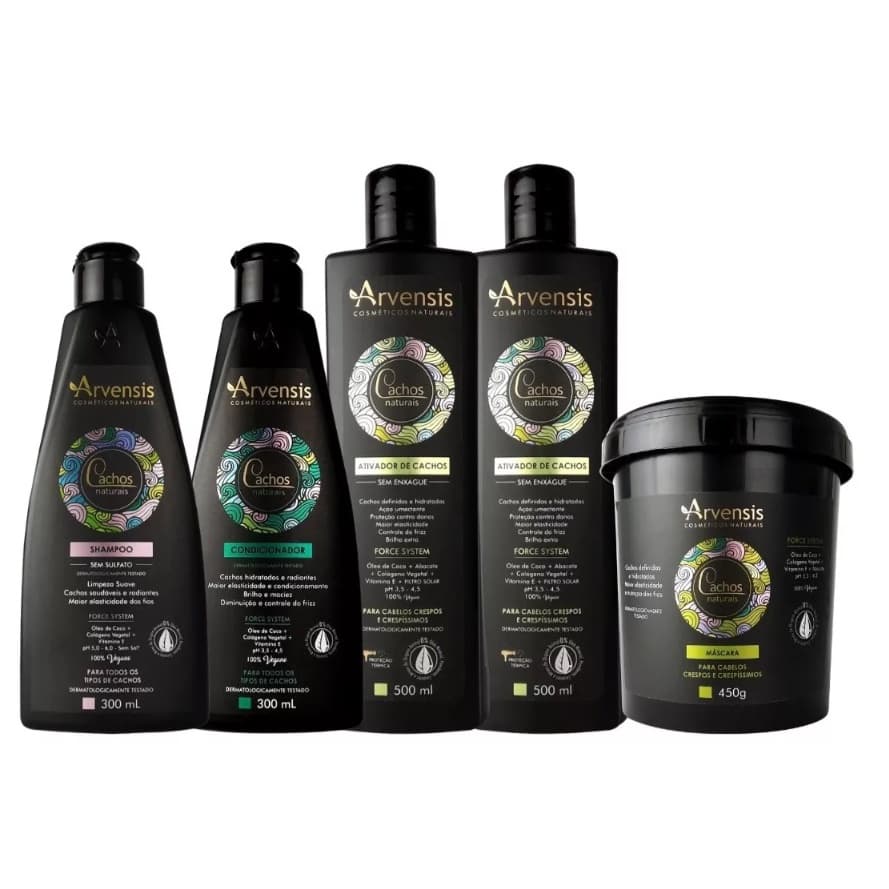 Kit Arvensis Cachos Sh./cond/masc./2ativ.500ml/cresp.cresp.