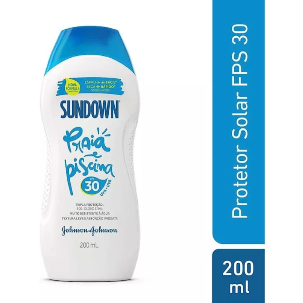 Protetor solar praia e piscina fps30 200mL Sundown
