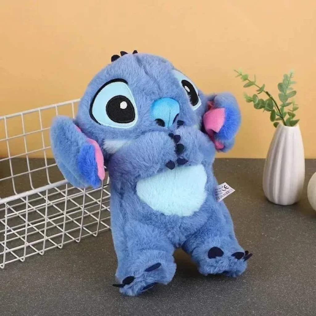 Tiktok Pelúcia para ansiedade Kawaii Relaxamento Stitch