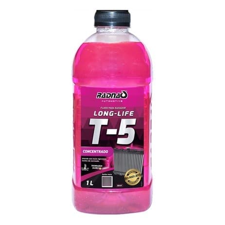 Aditivo Concentrado Para Radiador 1 Litro Fluido Rosa