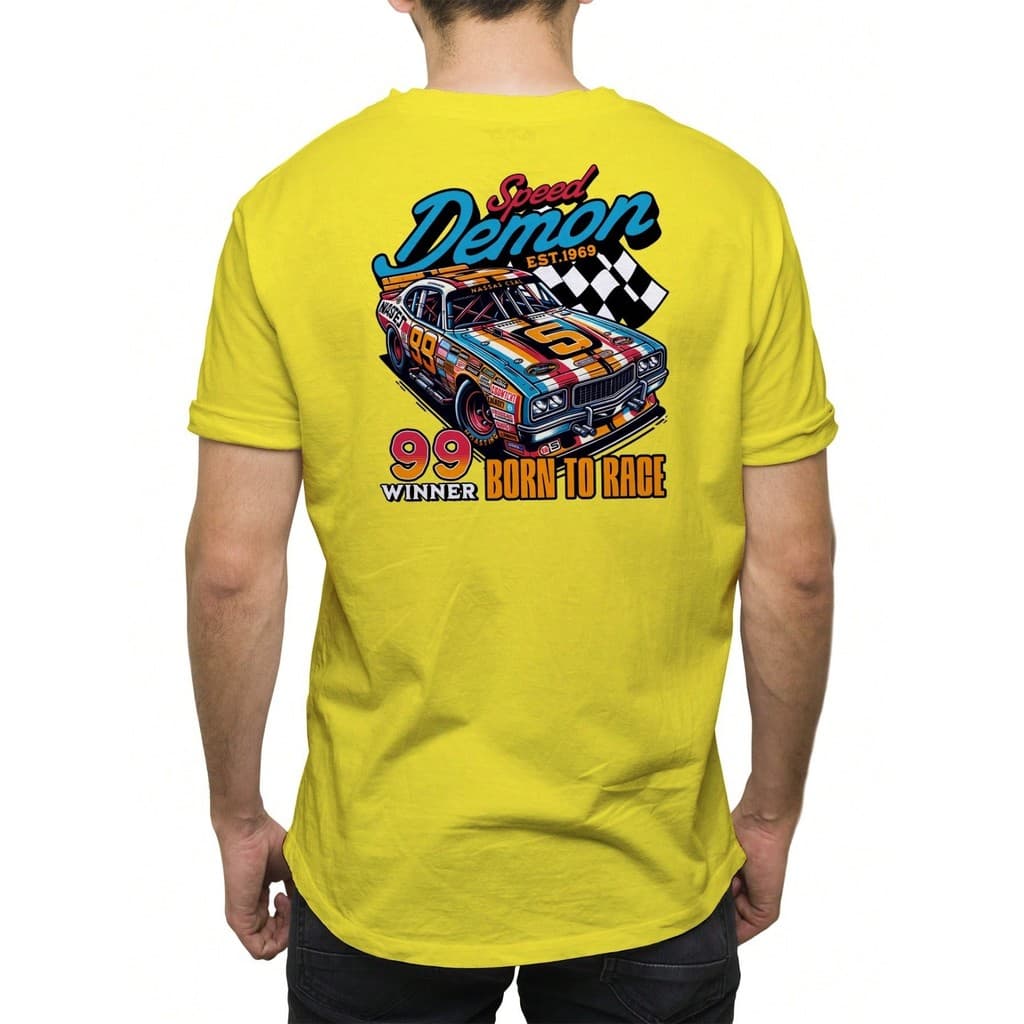 Camiseta Masculina Estampada Carro Corrida Speed Camisa 100% Algodão Lançamento