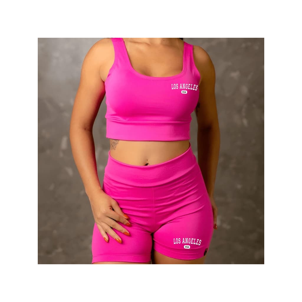 Conjunto Top e Shorts Academia Feminino  Los Angeles