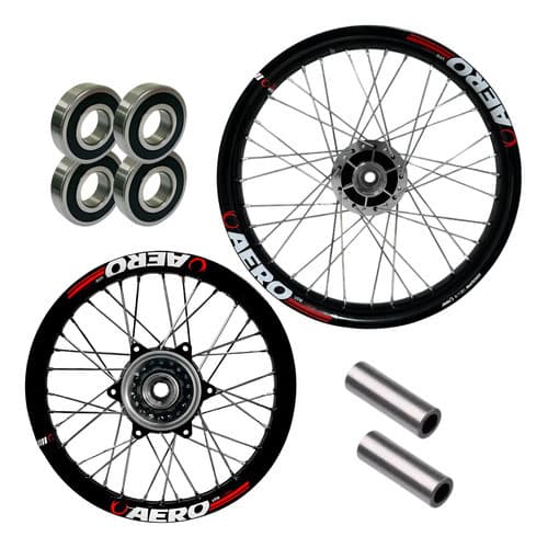 Par Roda Bros Aro Viper Aero Disco Diamantado Rolamento+ Espaç