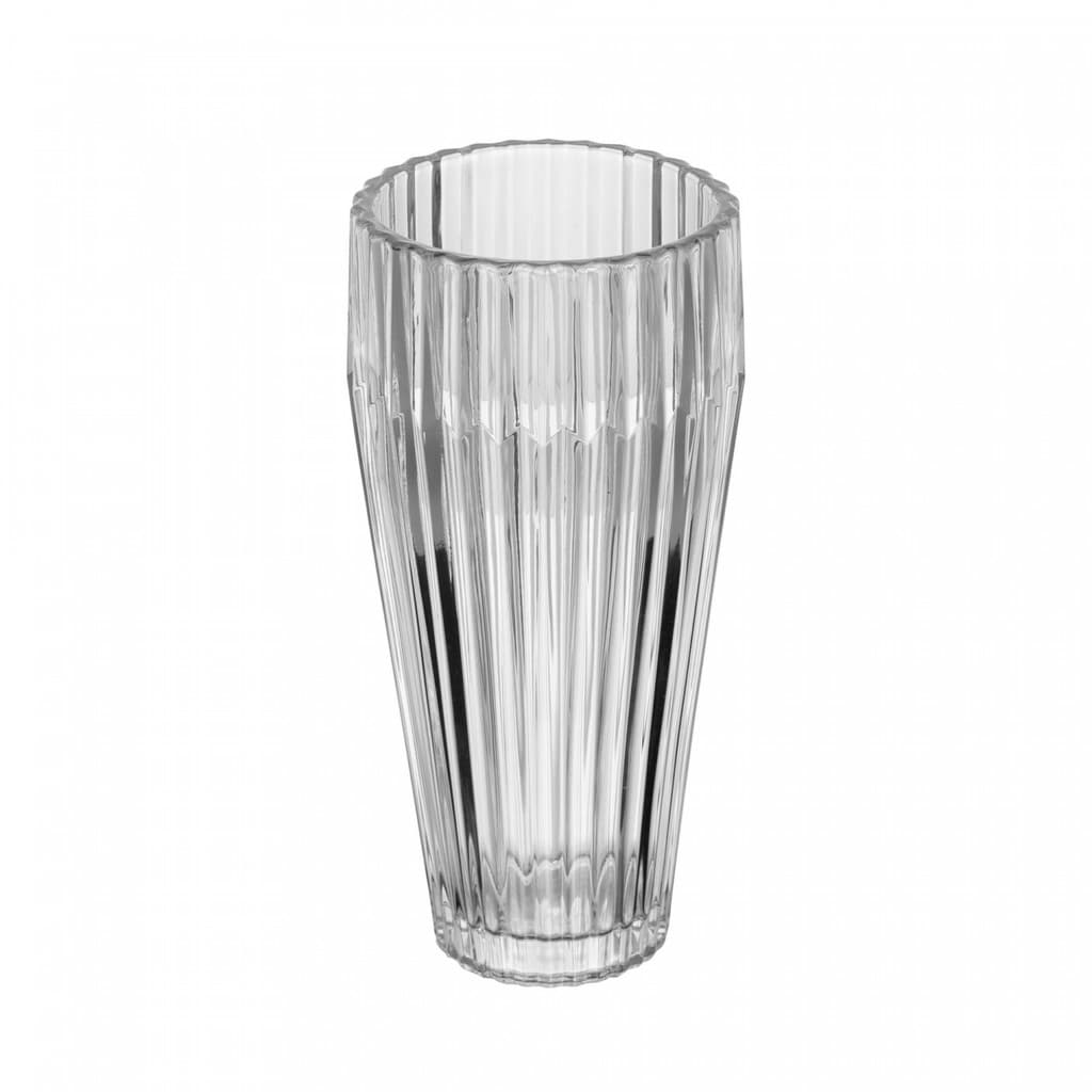 Vaso de Cristal Decorativo Elegante Wolff 11x22cm - para Flores e Arranjos na Sala