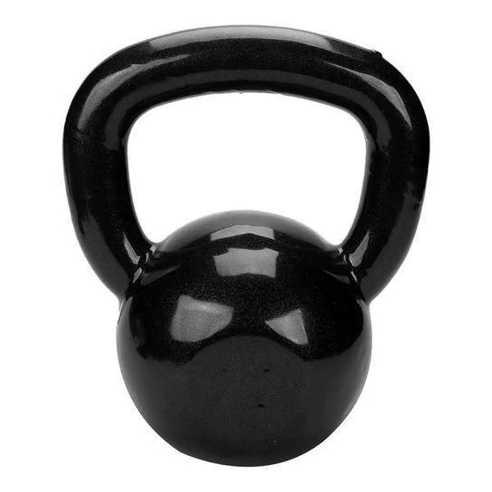 Kettlebell 16KG Emborrachado Preto