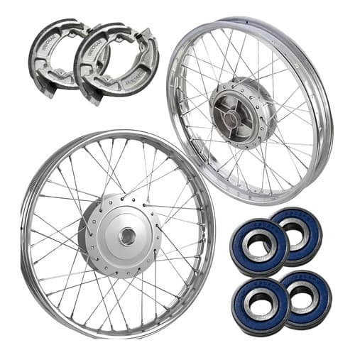 Par Aro Roda Raio 4mm Cg Fan Titan 150 Tambor Lona+rolamento