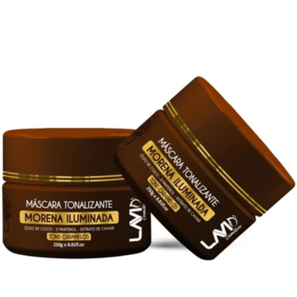 Máscara Tonalizante Lavid Morena Iluminada 250g a Pronta Entrega