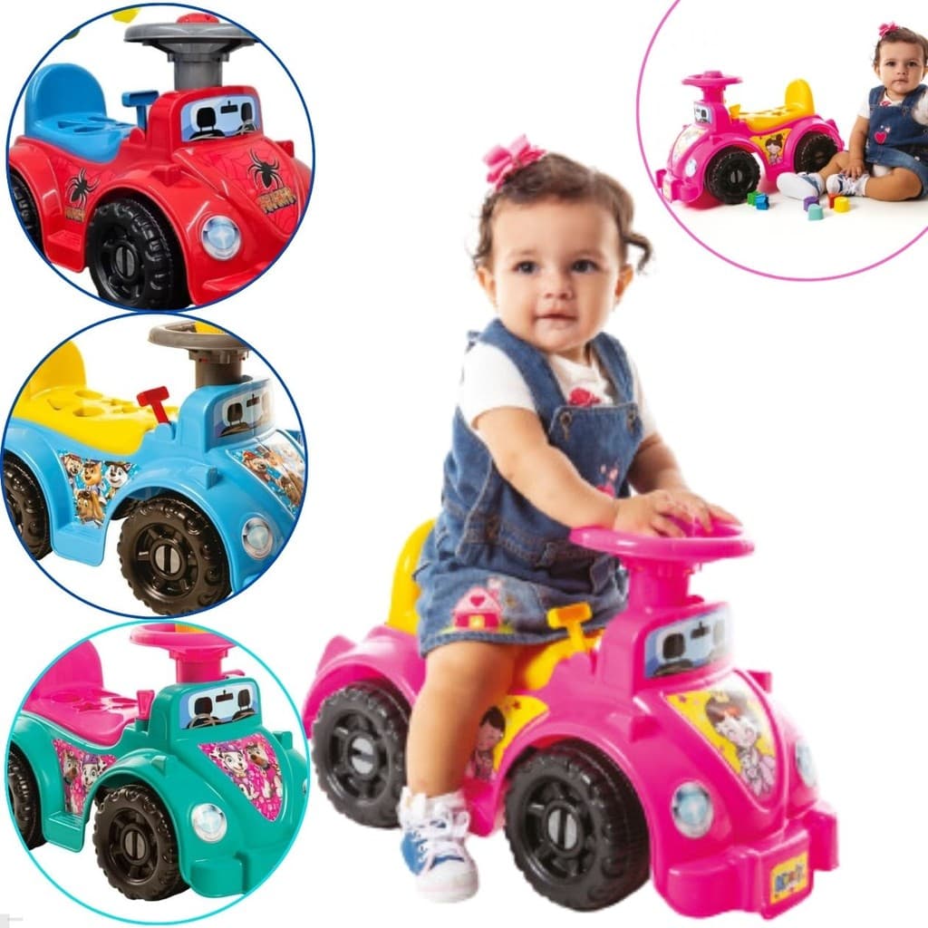 Carrinho Totoka andador Bebê Infantil Didático com Brinquedo