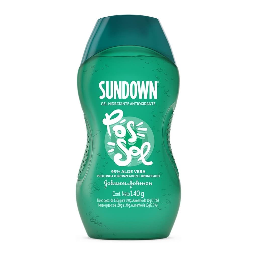 Gel Hidratante Antioxidante Pós Sol SUNDOWN  Aloé Vera 140g