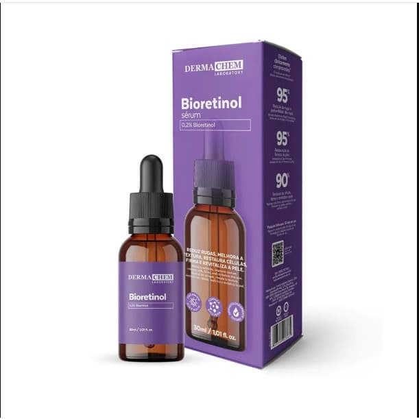 Sérum Bioretinol Anti Rugas Profundas Firma Pele 30ml Dermachem