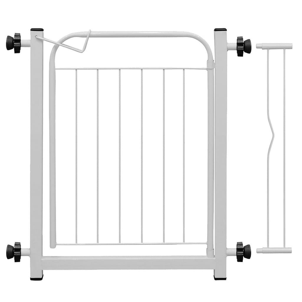 Portão Pet Bebê 69cm De Altura x 83cm Largura Com Prolongador 10 Cm E