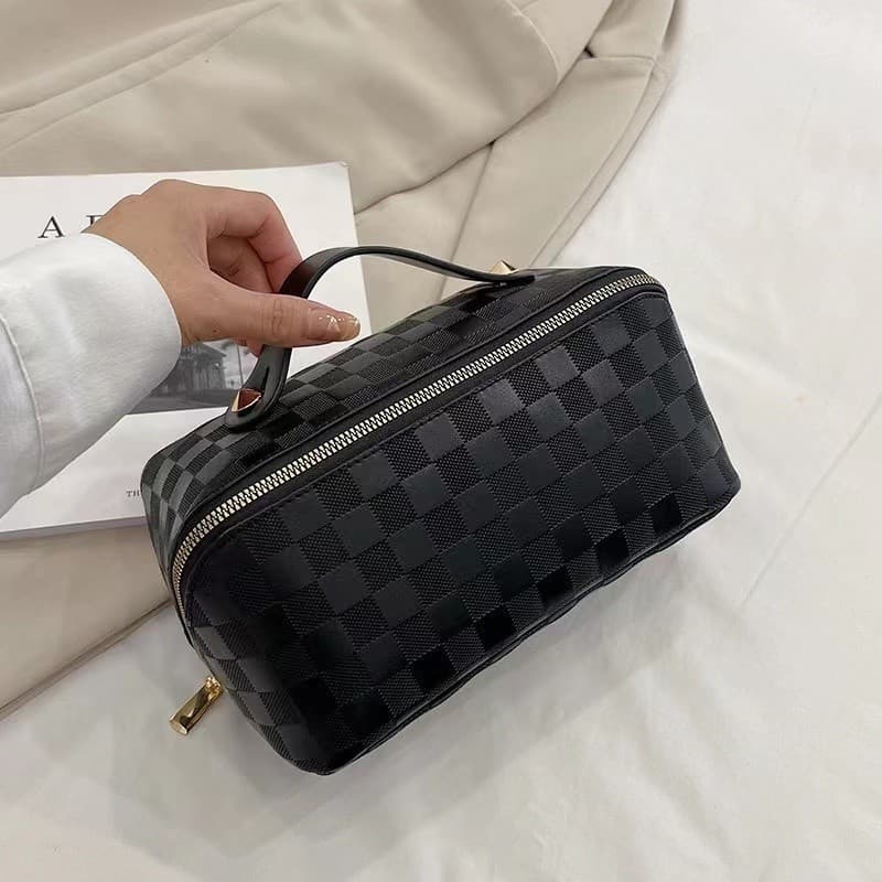 Bolsa Maquiagem Necessaire Feminina Grande Cosméticos E Make