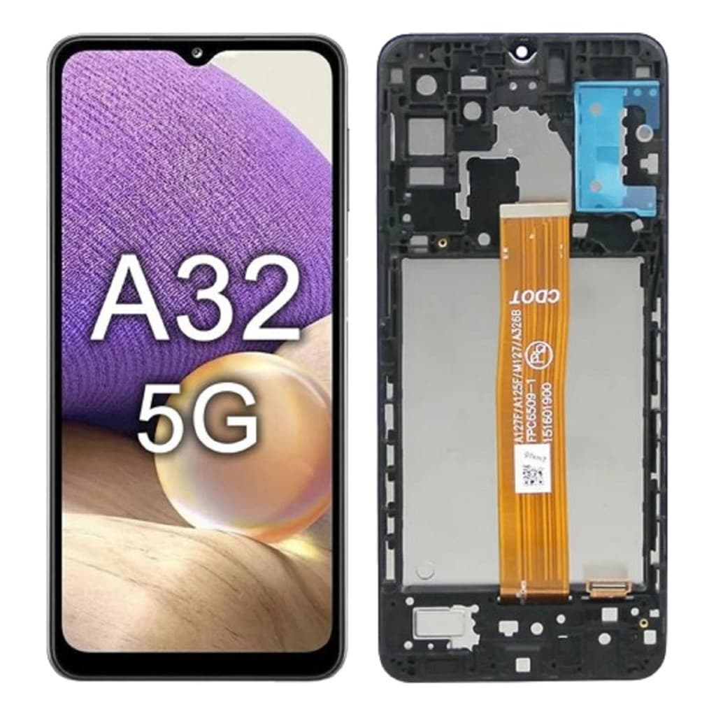 Tela Compativel  Display Touch Compatível Galaxy A32 5g A326 C/aro Vivid EX