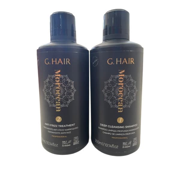 KIT ESCOVA ALISADORA GHAIR MARROQUINA 300ML