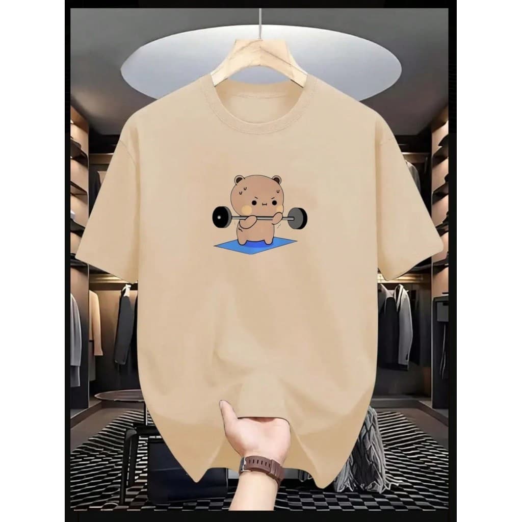 Camiseta Dudu Bubu Ginastica Academia Treino 100% Algodão