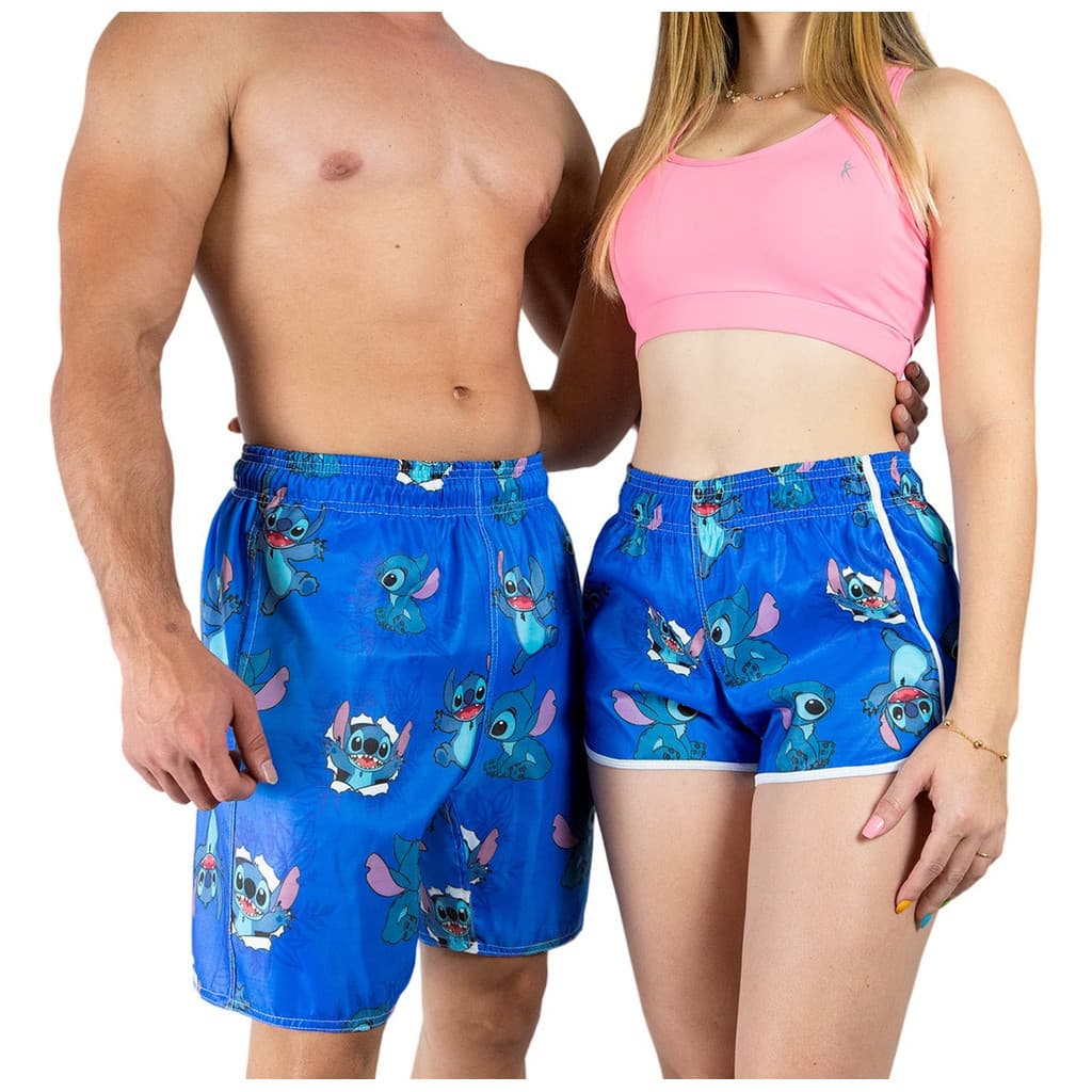 Kit Short Casal Mosão Praia Tac Tel Envio Imediato