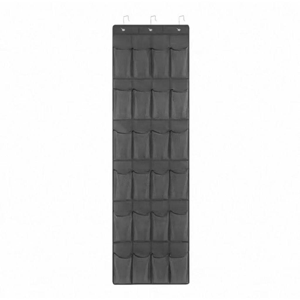 24 Divisórias Multiplas Divisórias Organizador Vertical Sapateira de Porta Multiuso Sapato Chinelo Suspenso
