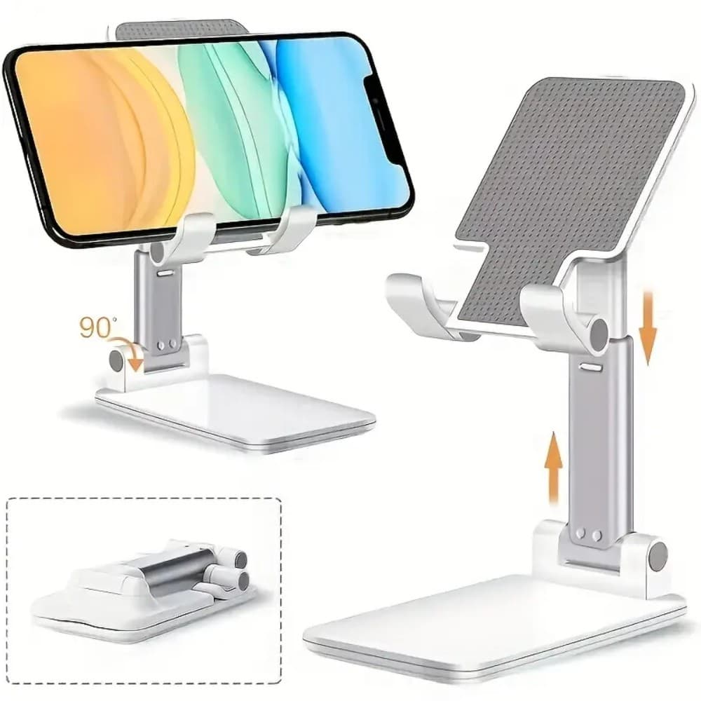 Suporte Dobrável Para Celular , Levantador De Mesa , Ajustável Telefone