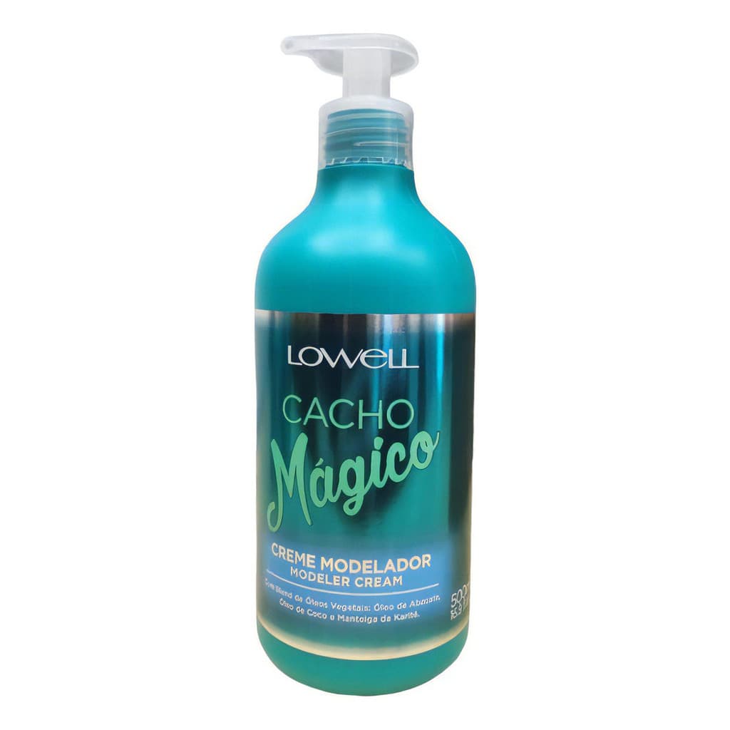CREME MODELADOR ATIVADOR DE CACHOS 500g CACHO MÁGICO LOWELL