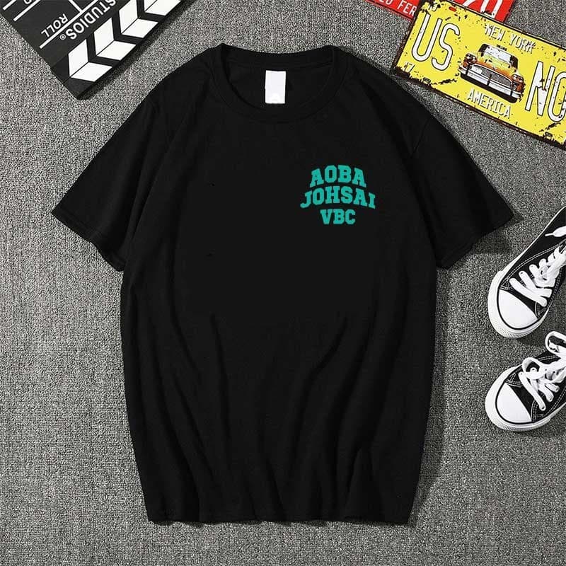 Camiseta Basica Camisa Algodao Haikyuu Aoba Johsai Vbc Volei Unissex