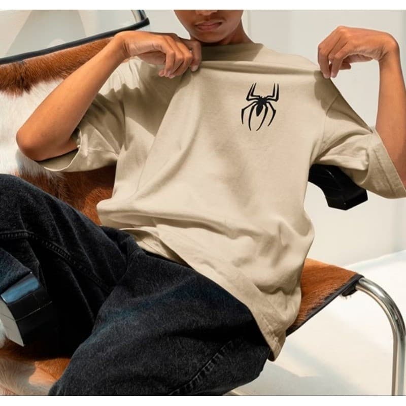 Camiseta Unissex Aranha Streetwear 100% Algodão Premium