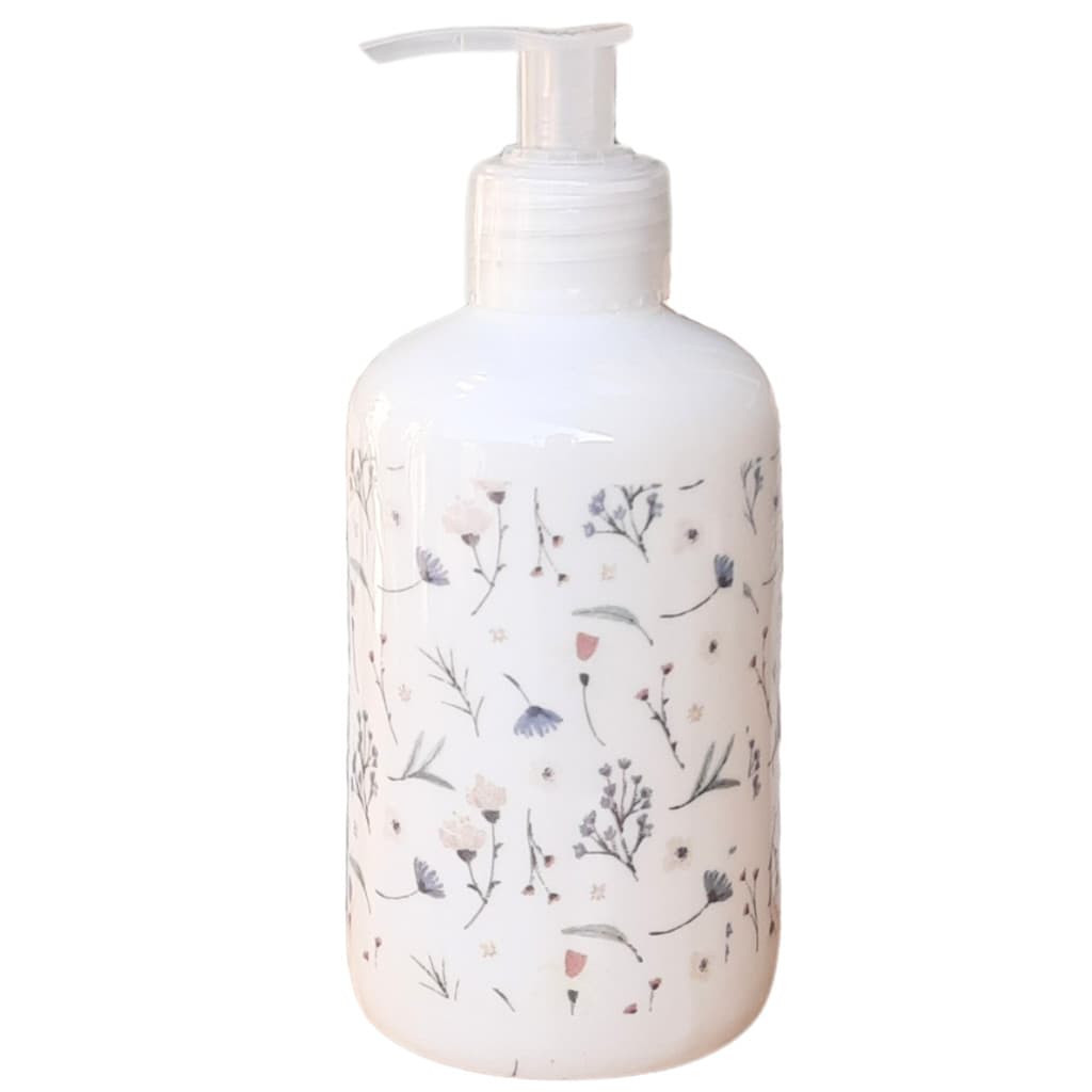 Porta álcool Porcelana p/ Kit higiene bebê lavabo -Arabescos