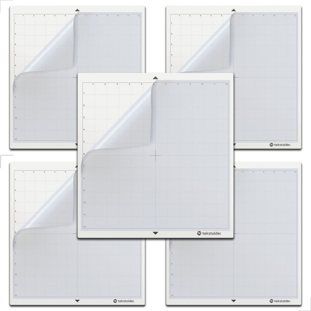 Base de Corte Tekstolder Para Silhouette Cameo 30x30 com Cola Kit com 5