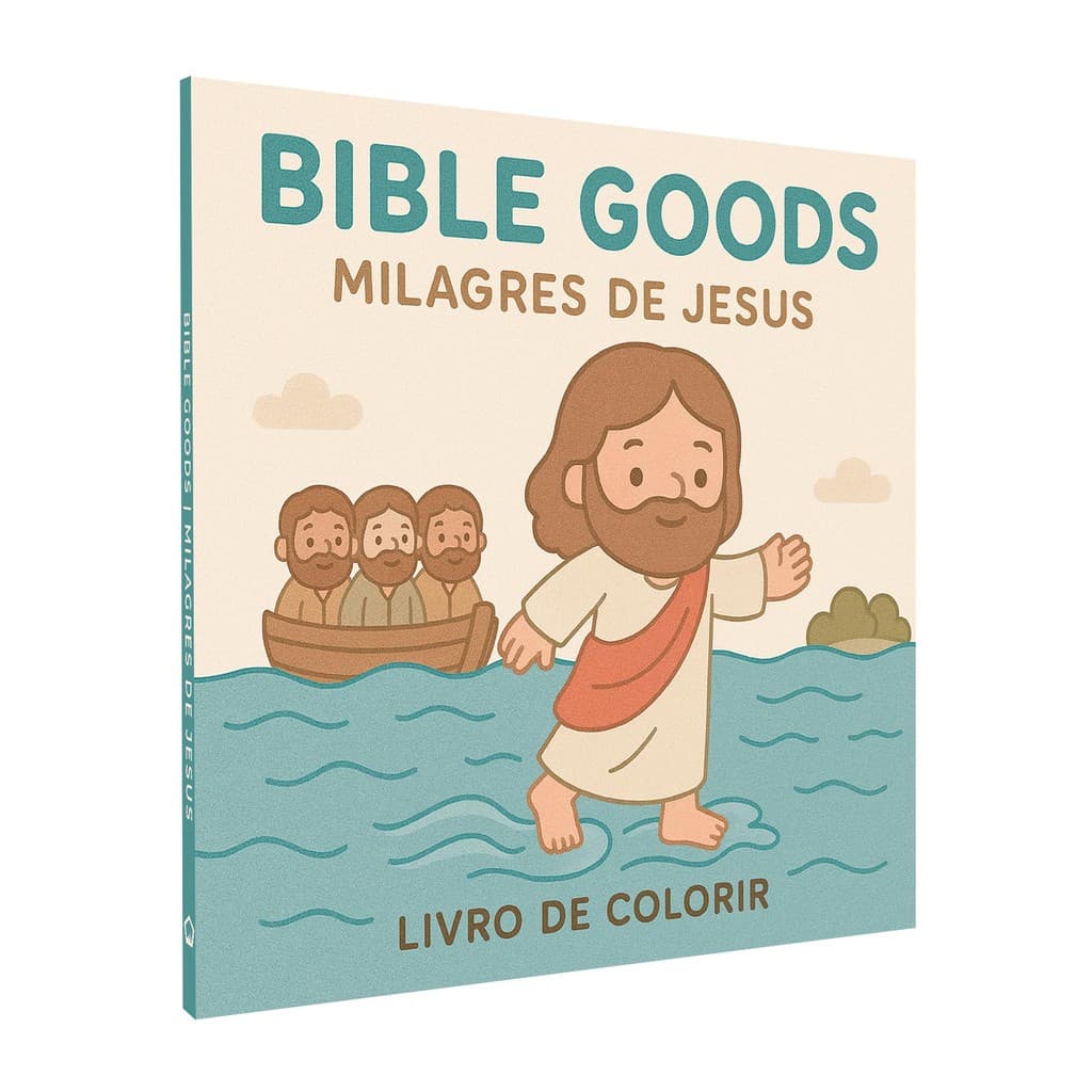 Livro - Bible Goods Milagres de Jesus - Livro de Colorir