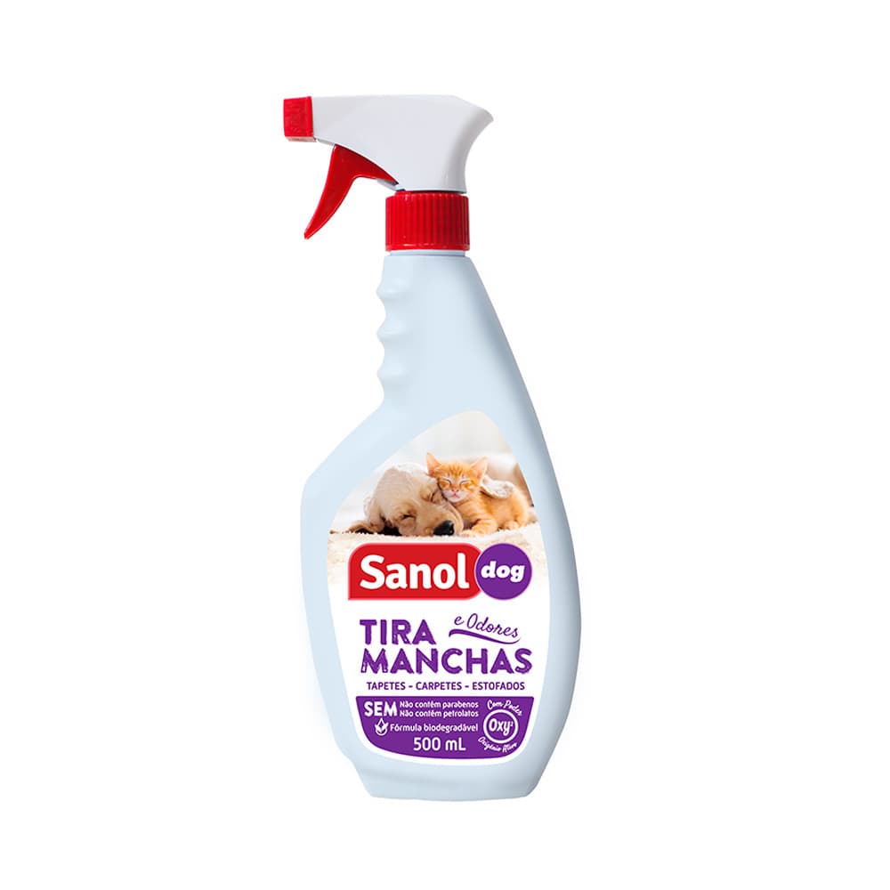 Tira manchas e odores Sanol Dog 500ml