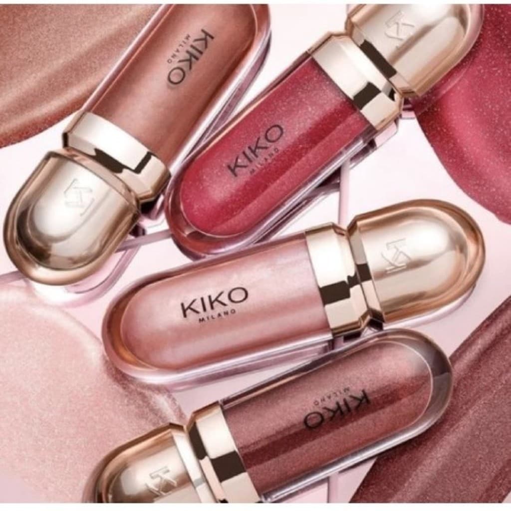 NOVO Gold Reflections 3D Hidra Lips Gloss Kiko Milano Promoção